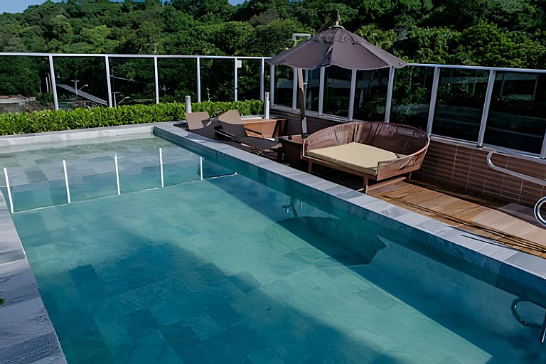 Flat na Praia de Cabo Branco - Vivendas do Mar 406