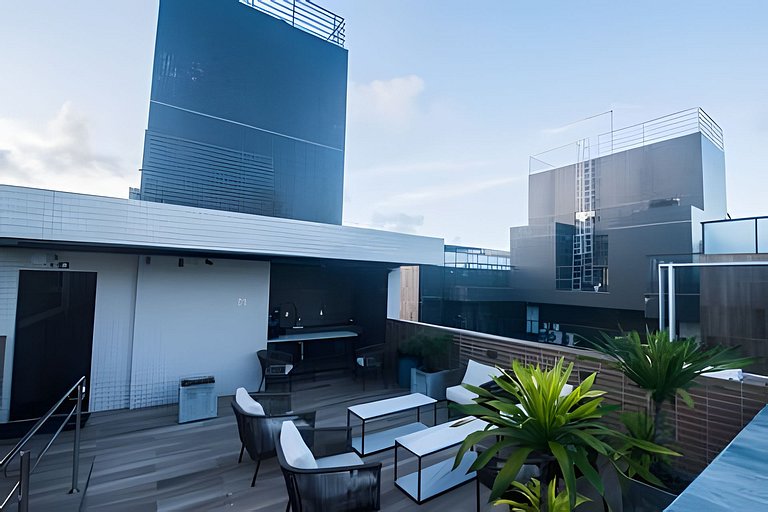 Flat na Praia de Cabo Branco - Vivendas do Mar 201