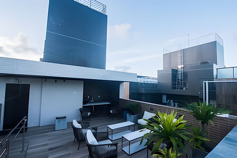 Flat na Praia de Cabo Branco - Vivendas do Mar 201