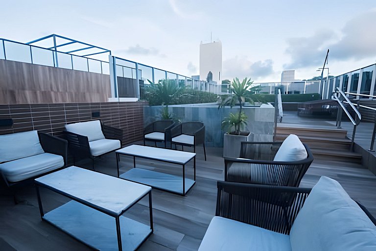 Flat na Praia de Cabo Branco - Vivendas do Mar 201