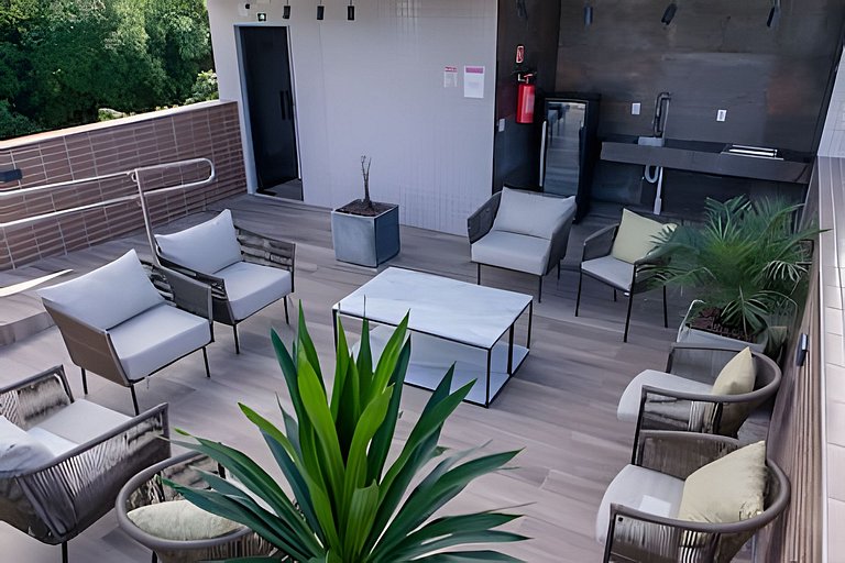 Flat na Praia de Cabo Branco - Vivendas do Mar 509