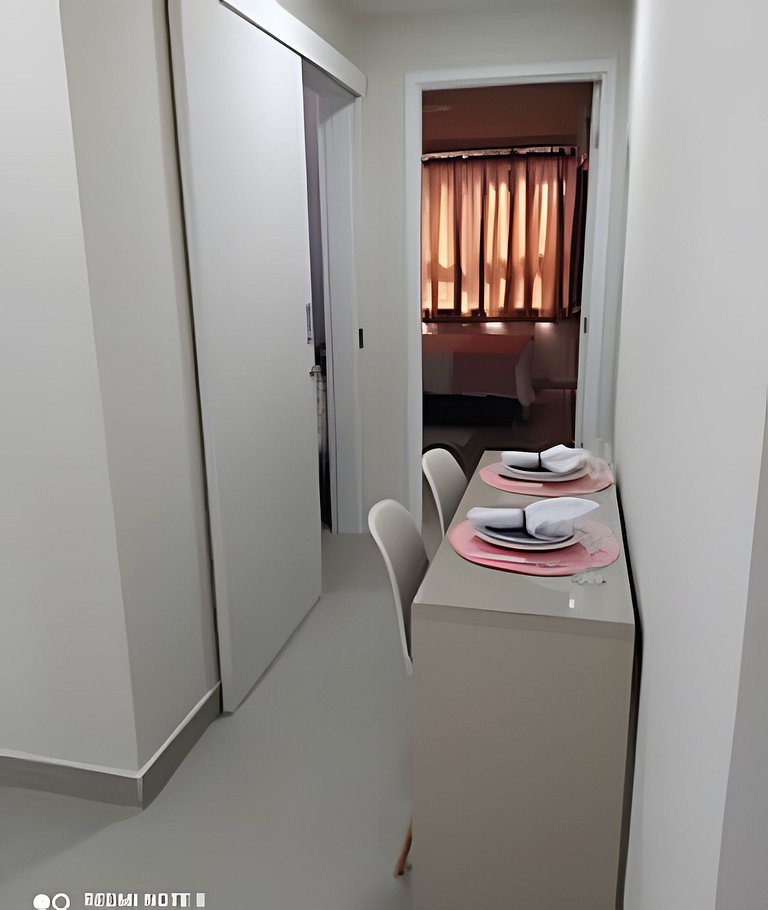 Flat na Praia de Cabo Branco - Vivendas do Mar 411