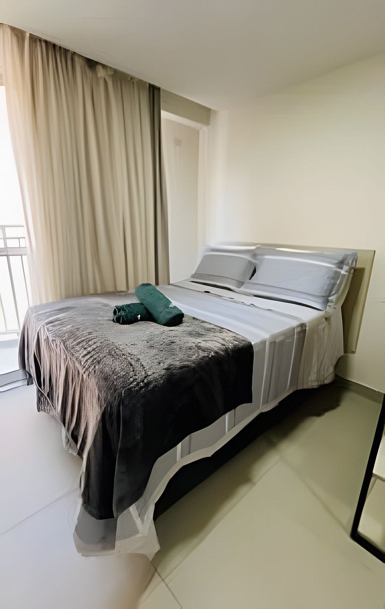 Flat na Praia de Cabo Branco - Vivendas do Mar 503