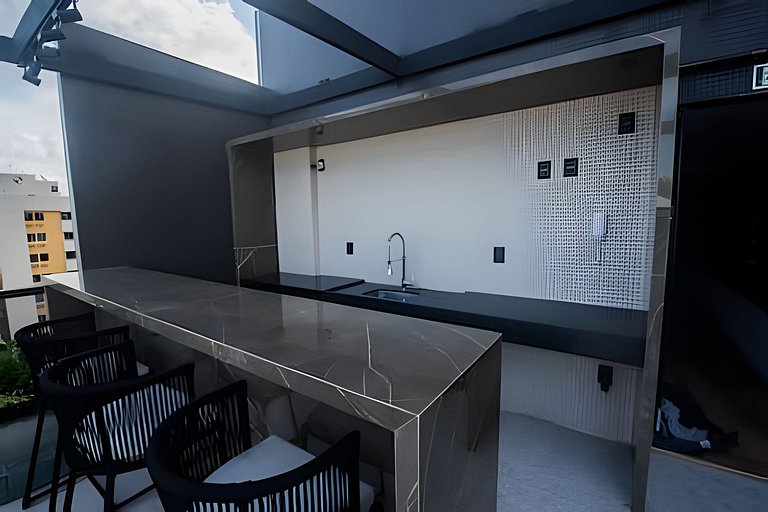 Flat beira mar do Bessa com Jacuzzi - Ozean 006