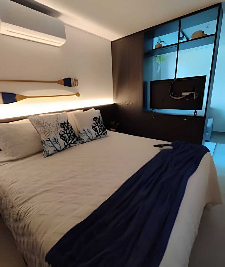 Flat beira mar do Bessa com varanda - Ozean 102