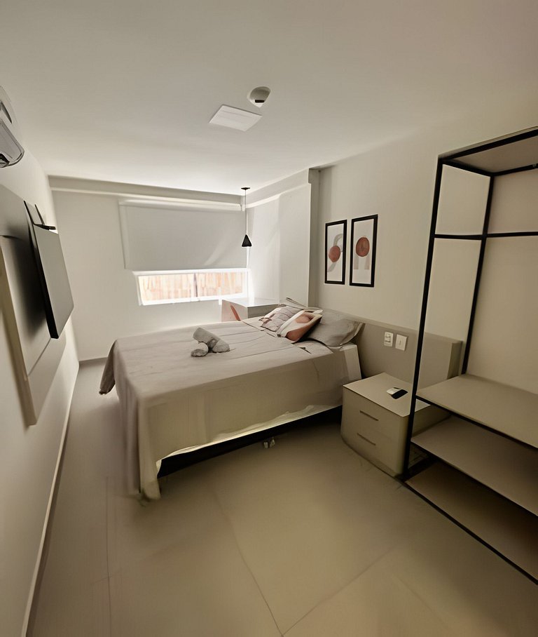 Flat na Praia de Cabo Branco - Vivendas do Mar 204