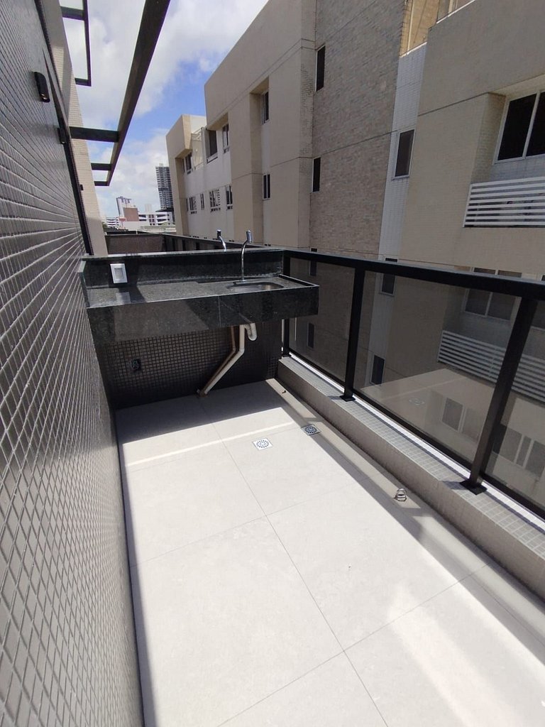 Flat beira mar do Bessa com vista mar - Ozean 401