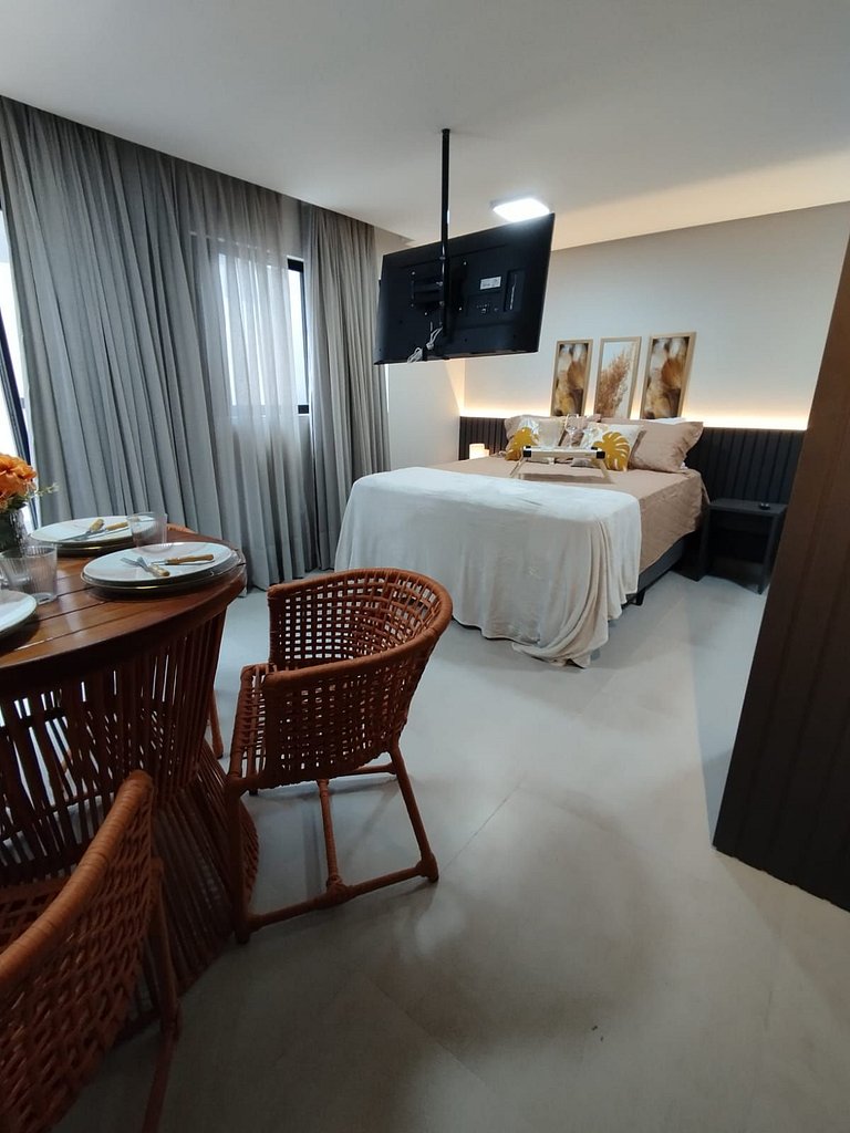 Flat beira mar do Bessa com Jacuzzi - Ozean 004