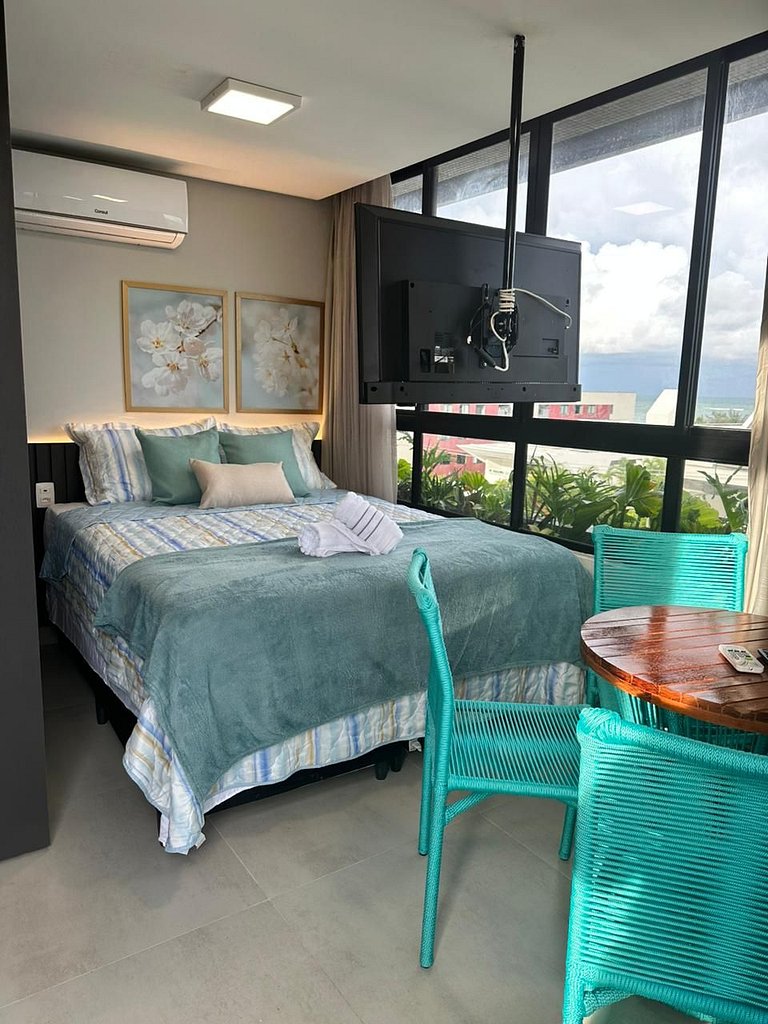 Flat beira mar do Bessa com vista mar - Ozean 402