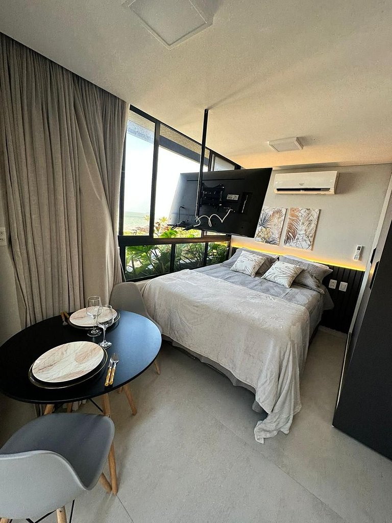 Flat beira mar do Bessa com vista mar - Ozean 401