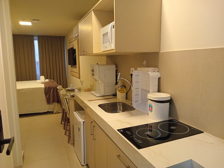 Flat na Praia de Cabo Branco - Vivendas do Mar 407