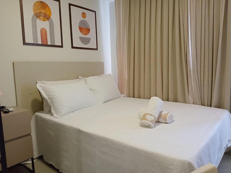 Flat na Praia de Cabo Branco - Vivendas do Mar 509