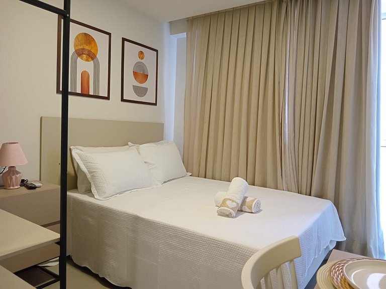 Flat na Praia de Cabo Branco - Vivendas do Mar 509