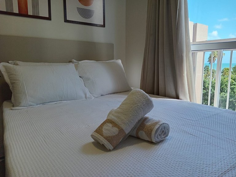 Flat na Praia de Cabo Branco - Vivendas do Mar 509