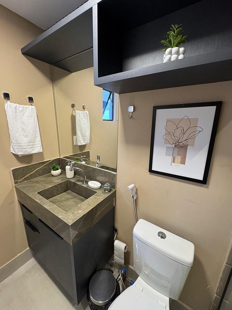 Flat beira mar do Bessa com Jacuzzi - Ozean 003