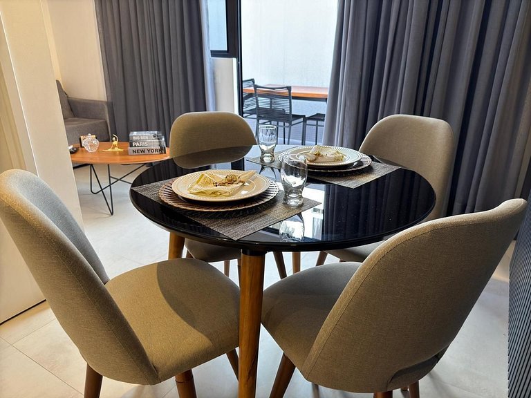 Flat beira mar do Bessa com Jacuzzi - Ozean 003