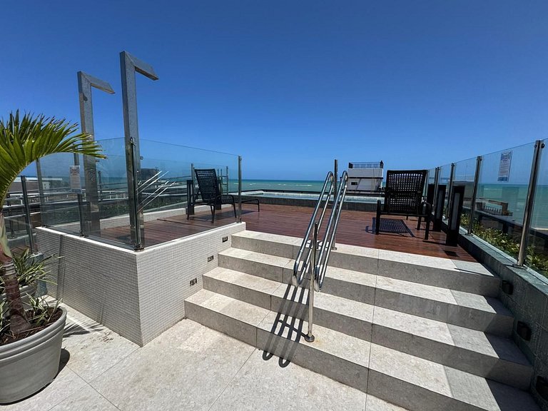 Flat beira mar do Bessa com Jacuzzi - Ozean 003