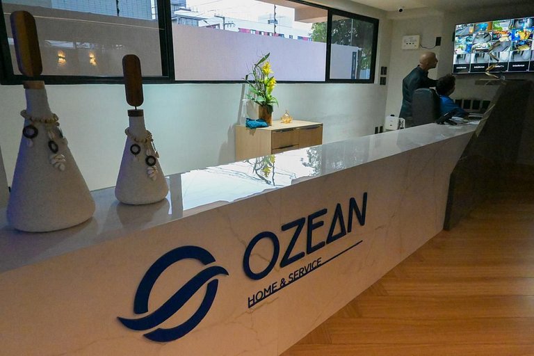 Flat beira mar do Bessa com Jacuzzi - Ozean 003