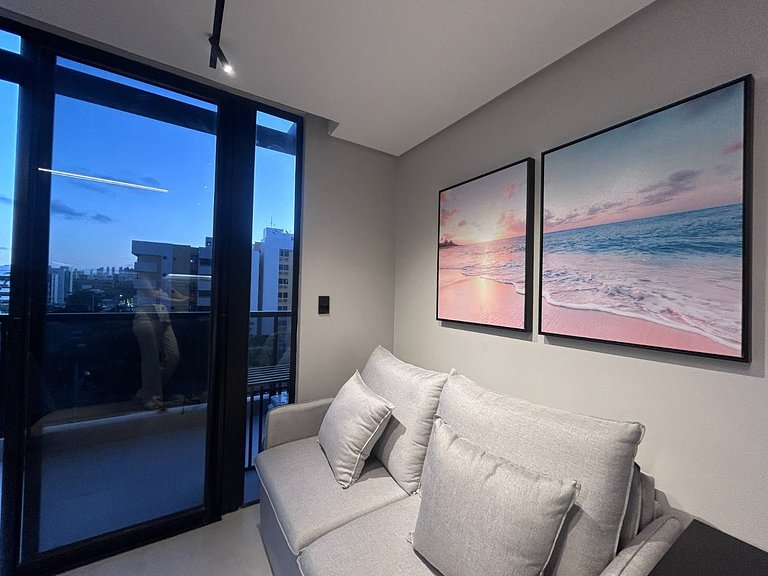 Flat beira mar do Bessa com vista mar - Ozean 404