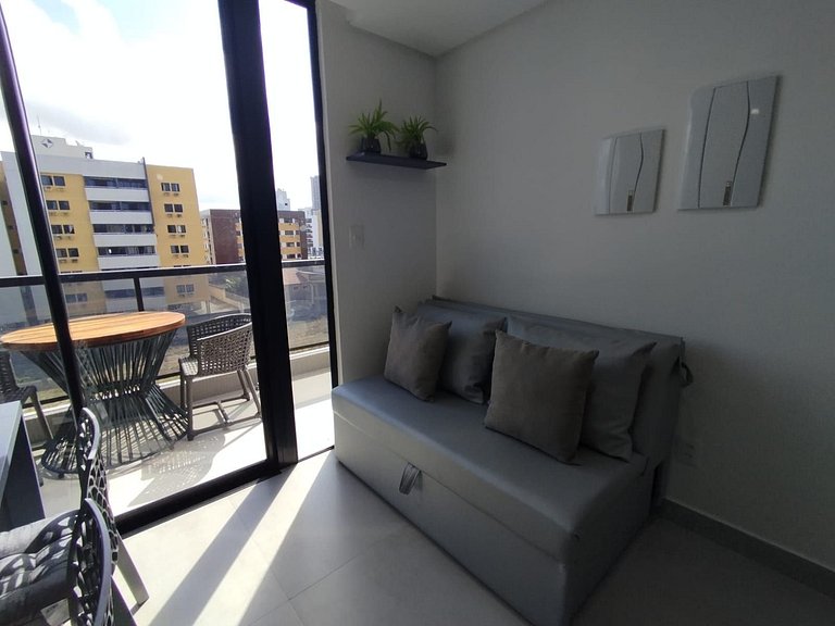 Flat beira mar do Bessa com vista mar - Ozean 408