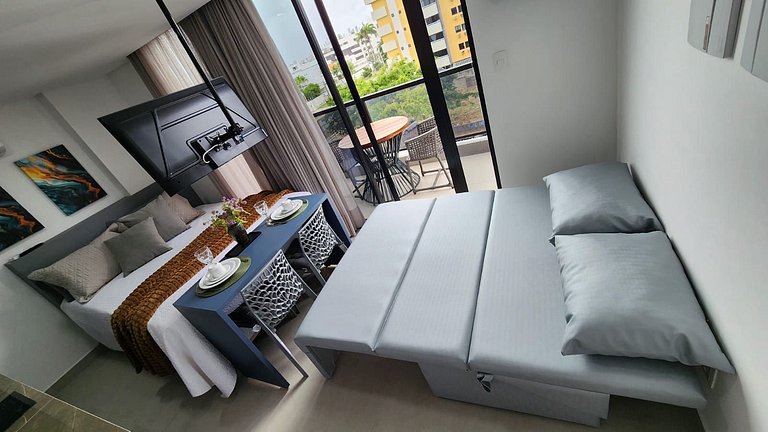 Flat beira mar do Bessa com vista mar - Ozean 408