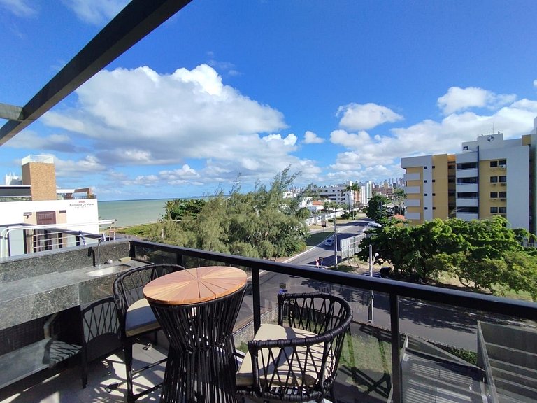 Flat beira mar do Bessa com vista mar - Ozean 404