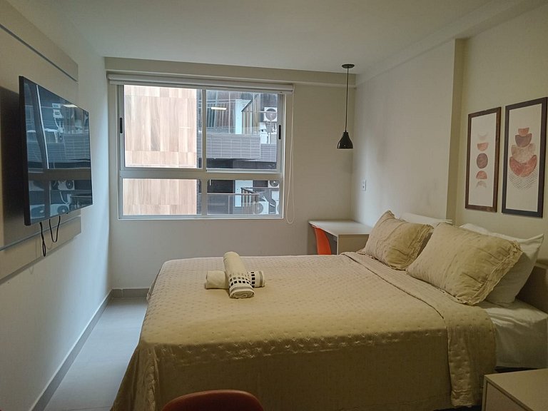 Flat na Praia de Cabo Branco - Vivendas do Mar 406