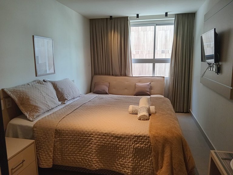 Flat na Praia de Cabo Branco - Vivendas do Mar 202