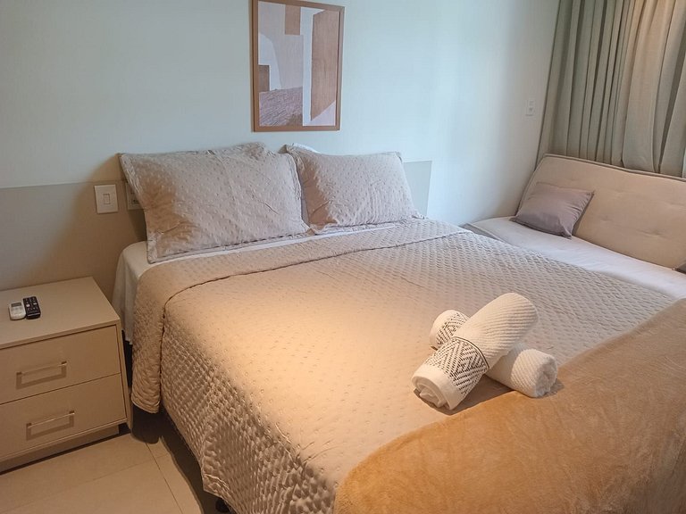 Flat na Praia de Cabo Branco - Vivendas do Mar 202